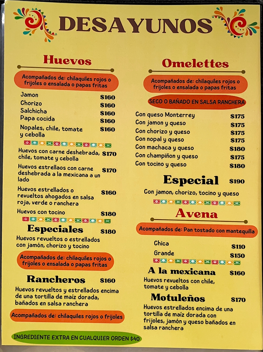 Restaurant Lupita's Menu - Image 2